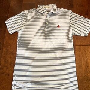Holderness and Bourne Striped Polo Shirt